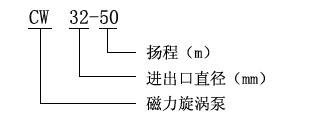 CW型磁力驱动旋涡泵