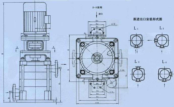 LG型高层建筑多级给水泵