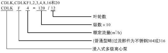 CDLK/CDLKF浸入式多级离心泵