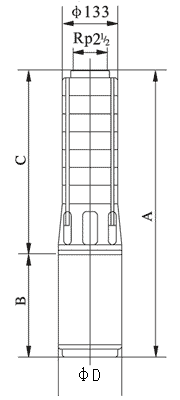 HQJ不锈钢多级深井潜水电泵(不锈钢深井泵)